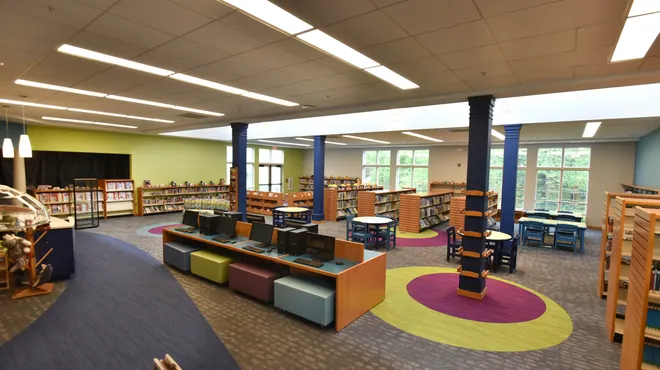 New expanded library building in 2009